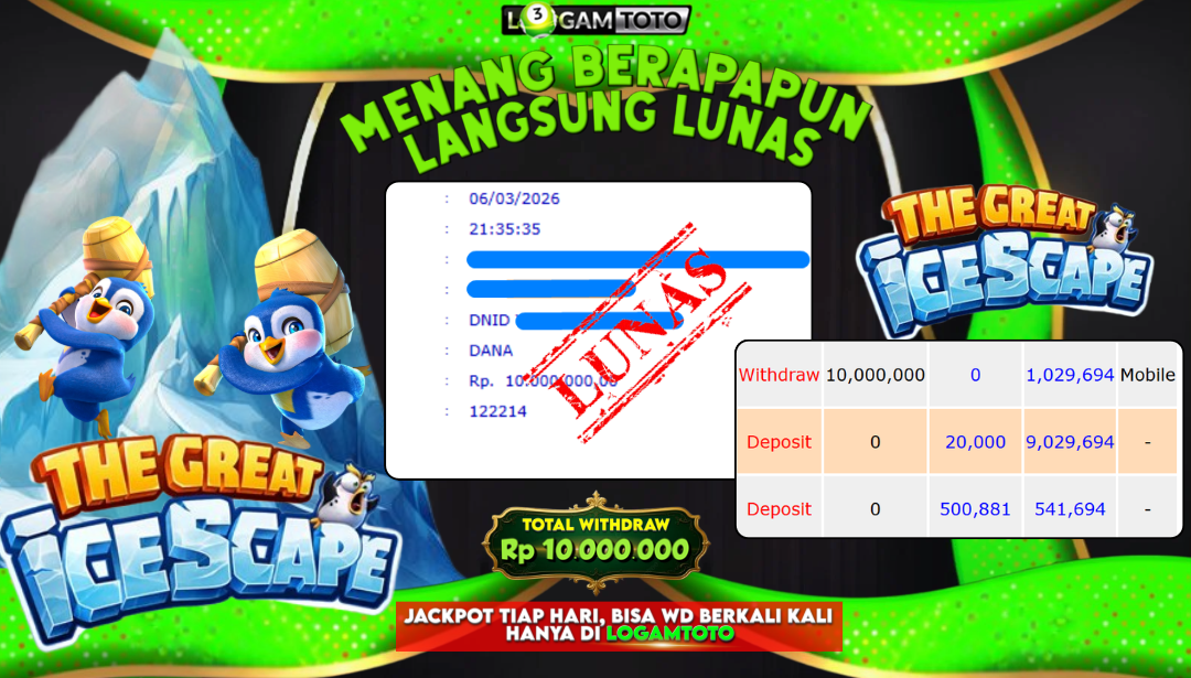 SELAMAT KEPADA MEMBER SETIA LOGAMTOTO BERHASIL JACKPOT DI SLOT MAHJONG MAGIC