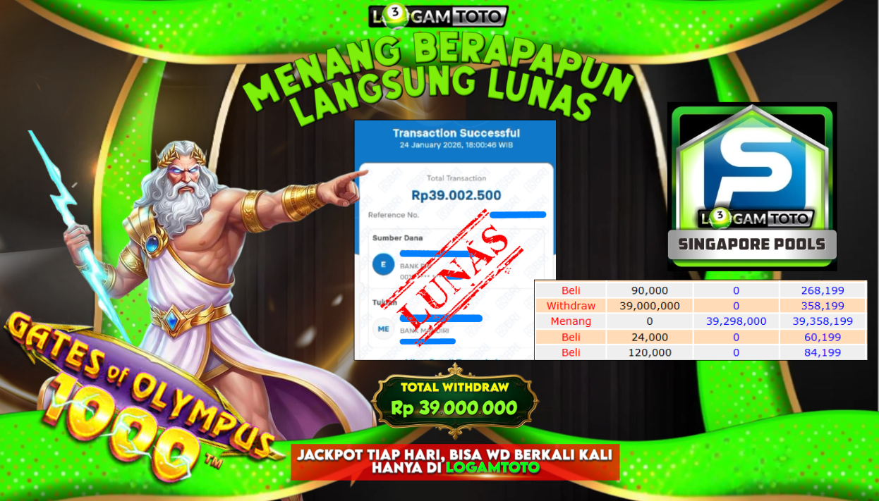 SELAMAT KEPADA MEMBER SETIA LOGAMTOTO BERHASIL JACKPOT DI PERMAINAN SLOT CURSE OF THE PYRAMID